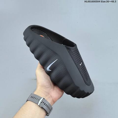 Nike Mind 001 Black Silver Orange EU 36-48 5 Slides - Unisex BS-60532