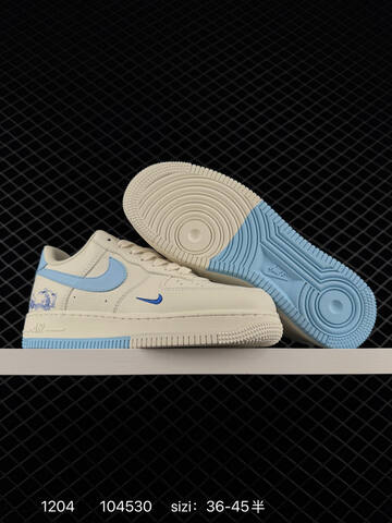 Nike Air Force 1 07 White Grey Red And White Light Blue EU 36-45 5 Lifestyle - Unisex (BS-73848)
