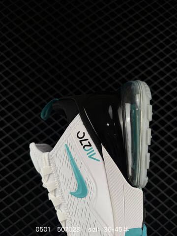Nike Air Max 270 Flyknit White Black Teal EU 36-45 Running - Unisex (BS-71741)