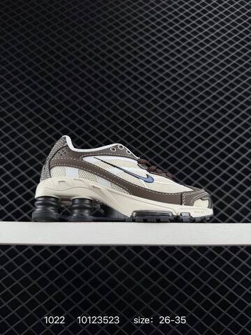 Nike Shox Ride 2 Olive Khaki Black Red Cream Brown Triple Black 26-35 Running - Women's (BS-74651)