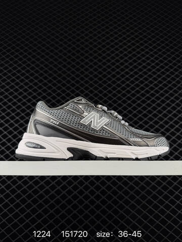 New Balance 740 U740BM2 Silver Grey Black Yellow White EU 36-45 Running Shoe - Unisex (BS-82456)