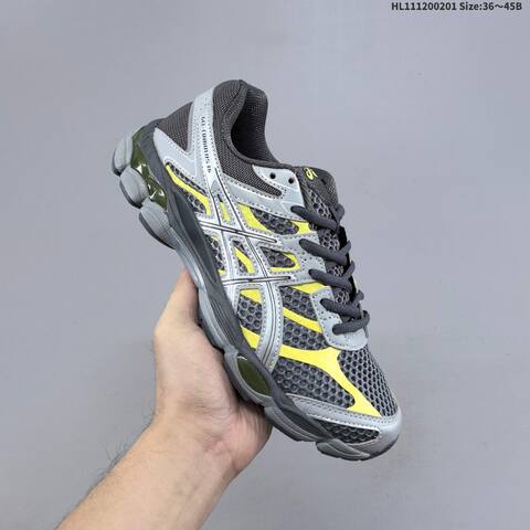 ASICS Gel Cumulus 16 Cream Brown Grey Pale Yellow EU 36-45 Running Shoe Running Sneakers - Unisex (BS-69023)