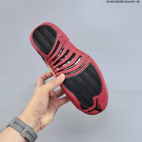 Jordan Air Jordan 12 Retro Low SE Super Bowl Black Red Gold EU 36-45 Basketball - Unisex (BS-66022)