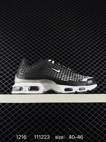 Nike Air Max Plus TN Ultra Black White And White Black Blue EU 40-46 Running - Men's (BS-73657)
