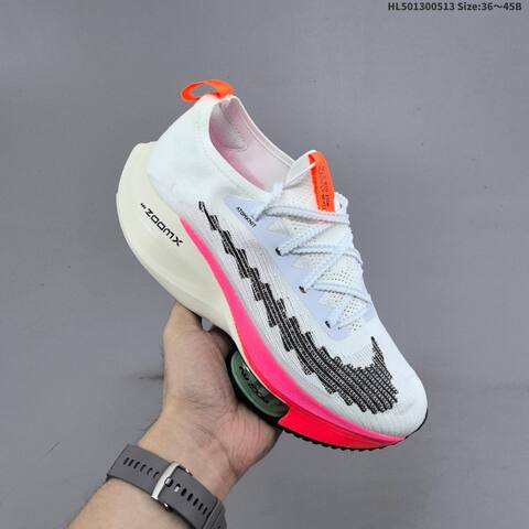 Nike Air Zoom Alphafly NEXT 2 Proto White Black Pink Orange EU 36-45 Running Shoe - Unisex BS-60371