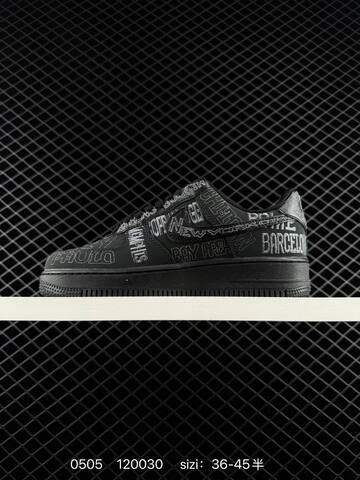 Nike Air Force 1 07 LV8 Black Gray EU 36-45 5 Lifestyle - Unisex (BS-71680)
