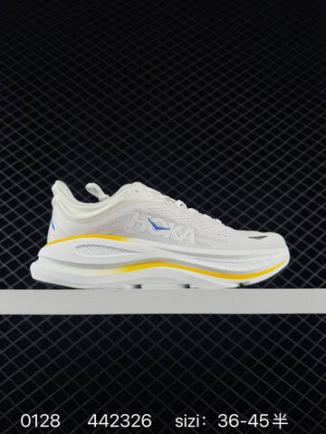 HOKA ONE ONE Bondi 9 Light Grey Peach Blue Red EU 36-40 Running Shoe Running Sneakers - Unisex (BS-86306)