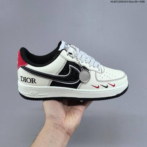 Nike Air Force 1 Low Off White Red Black EU 36-45 Sneaker - Unisex BS-61324