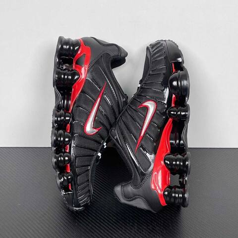 Nike Shox TL Black Red Silver Running (BS-87029)