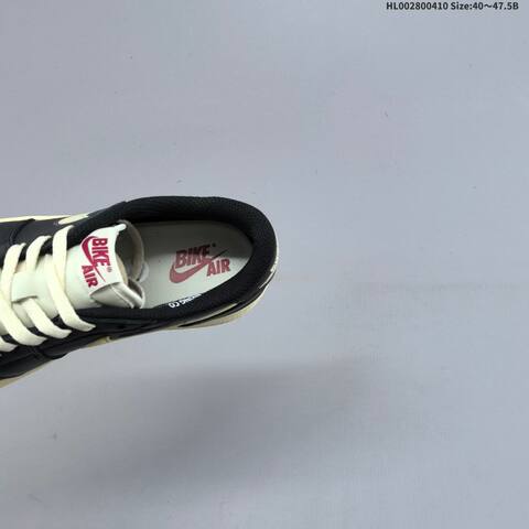 Jordan Nigel Sylvester x Air Jordan 1 Low OG SP Better With Time Black Sail Burgundy EU 40-47 5 Lifestyle - Men's (BS-66258)