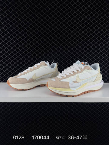 Nike Sacai VaporWaffle White Beige Gum 36-47 5 Running - Unisex (BS-72910)