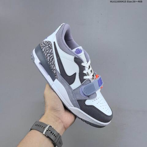 Jordan Legacy 312 Low White Grey Purple EU 36-46 Casual - Unisex BS-66175