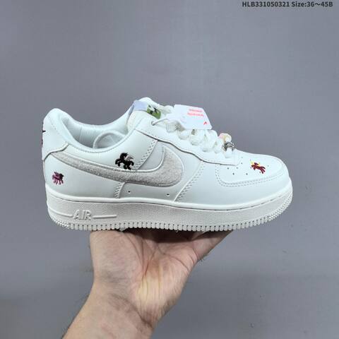 Nike Air Force 1 07 CNY IQ1119 011 Off White White Burgundy Gold EU 36 45 Sneaker EU 36-45 - Unisex BS-61204