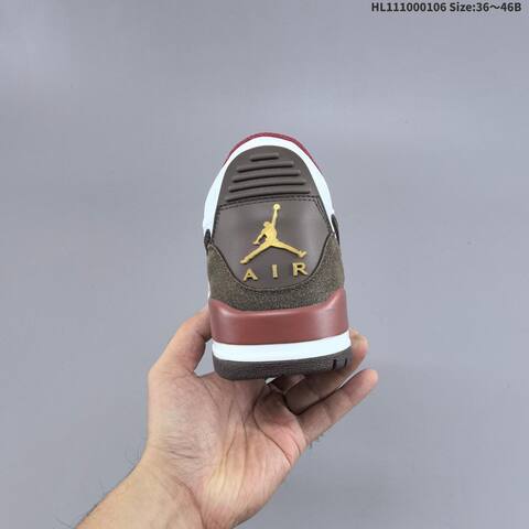 Jordan Legacy 312 Low White Beige Burgundy Brown EU 36-46 Casual - Unisex (BS-67077)