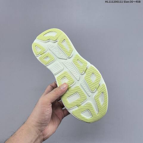 HOKA ONE ONE Bondi 9 Sage Green White Pale Yellow EU 36-45 Running Shoe Running Sneakers - Unisex (BS-69406)