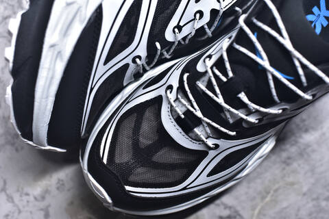 HOKA ONE ONE M Stinson One7 Black White Blue Running Shoe Running Sneakers (BS-59794)