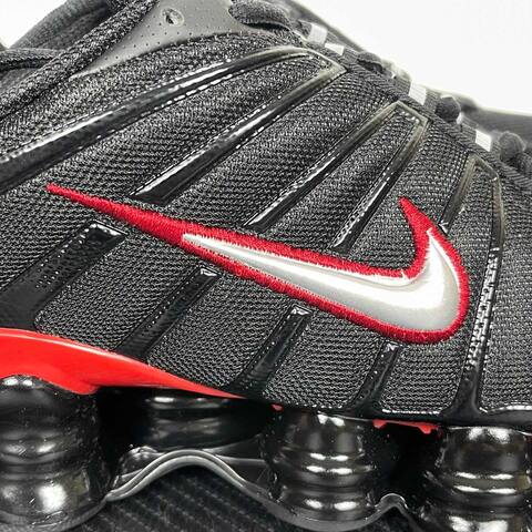 Nike Shox TL Black Red Silver Running (BS-87029)