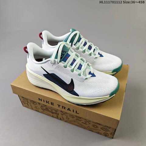 Nike REACTX PEGASUS TRAIL 6 Mint Green Teal Blue Maroon Red EU 36-45 Trail Shoe - Unisex (BS-63817)