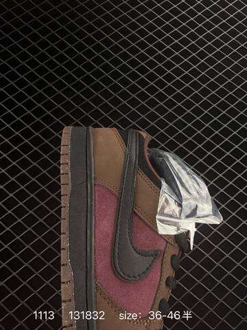 Nike SB Dunk Low Brown Burgundy Black EU 36-46 5 Skate - Unisex (BS-74230)