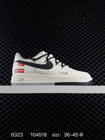 Nike Air Force 1 07 Low White Gray Black Red 36-45 5 Lifestyle - Unisex (BS-72499)
