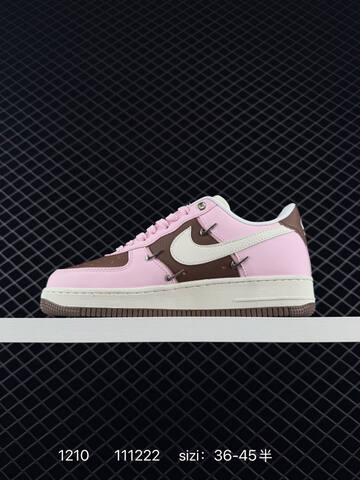 Nike Air Force 1 07 Low Pink Brown Cream EU 36-45 Lifestyle - Unisex (BS-73789)