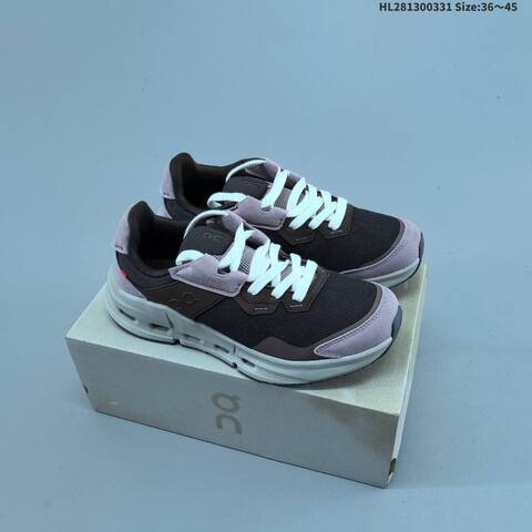 On Cloudnova Rift Black Purple Brown Grey White EU 36-45 Running Shoe Running Sneakers - Unisex (BS-69650)