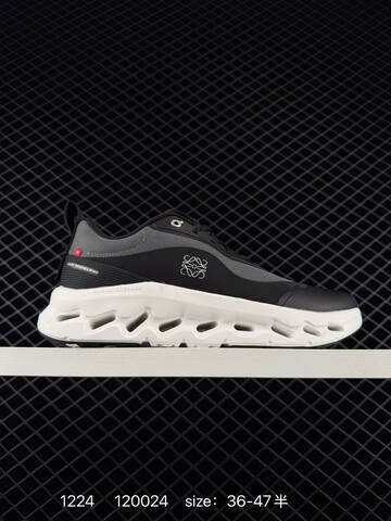 On Running x LOEWE Cloudtilt Black Grey White EU 36-47 Running Shoe Running Sneakers - Unisex BS-85426