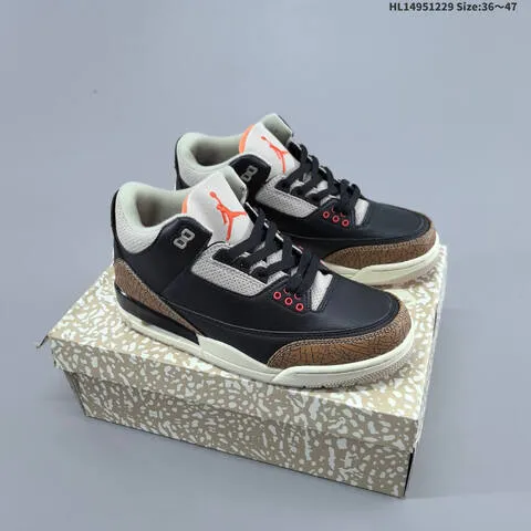 Jordan Air Jordan 3 Retro CT8532-126 Black Gray Green EU 36-47 Basketball - Unisex BS-67195