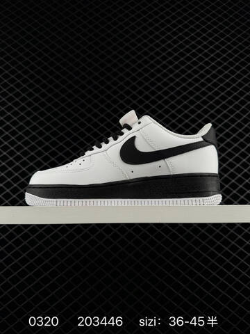 Nike Air Force 1 07 Low White Black EU 36-45 5 Lifestyle - Unisex (BS-72561)