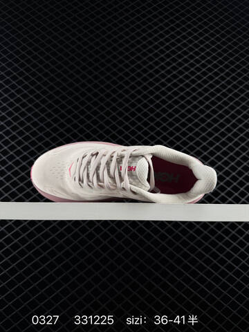 HOKA ONE ONE Clifton 9 White Light Pink Dark Pink EU 36-41 Running Shoe Running Sneakers - Unisex (BS-86280)