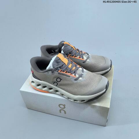 On Cloudsurfer Trail 2 Black White Gray Neon Yellow EU 36-45 Trail Shoe Trail Running Sneakers - Unisex (BS-69637)