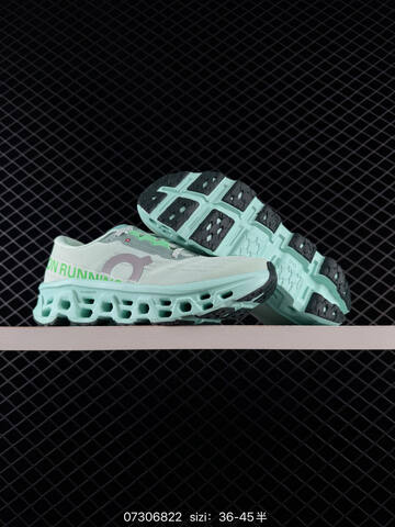 On Running Cloudmonster 3 Hyper HL68 Mint Green Light Grey EU 36-45 Running Shoe Running Sneakers - Unisex (BS-84958)