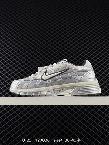 Nike P-6000 Premium Silver White Black EU 36-45 Running - Unisex (BS-73032)