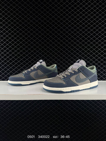 Nike Dunk Low Retro Navy Gray Sage Green EU 36-45 Lifestyle - Unisex (BS-71735)