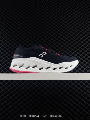 On Cloudsurfer Max Black White Pink EU 36-45 Running Shoe Running Sneakers - Unisex (BS-85170)