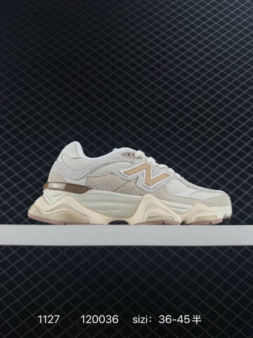 New Balance 9060 U9060IAB Off White Light Beige Cream Brown EU 36-45 Sneaker - Unisex (BS-82551)