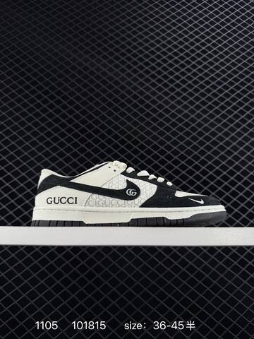 Nike SB Dunk Low Cream White With Mixed Collaboration Colorways Grey Red Blue Brown EU 36-45 5 Skate - Unisex (BS-74359)