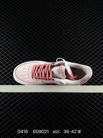 Nike Air Force 1 07 Light Pink With Berry Pink Accents White Midsole EU 36-42 Half Sizes Available Lifestyle - Unisex (BS-72059)