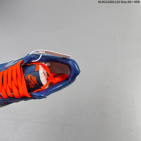Nike Air Force 1 07 CW2288-111 Blue Orange White EU 36-45 Sneaker - Unisex BS-62989