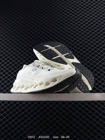 On Cloudsurfer Max White Cream Coral Black EU 36-45 Running Shoe Running Sneakers - Unisex (BS-85496)