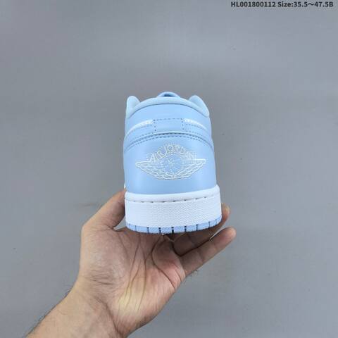 Jordan Air Jordan 1 Low Aluminum White 35 5-47 5 Casual - Unisex (BS-66999)