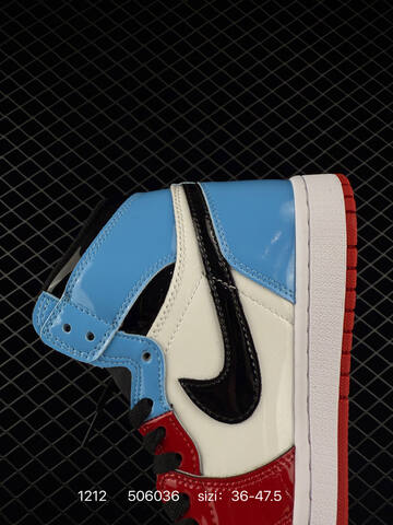 Jordan Air Jordan 1 Retro High CK5666-100 White Red Blue Black EU 36-47 5 Basketball Shoe - Unisex BS-80075