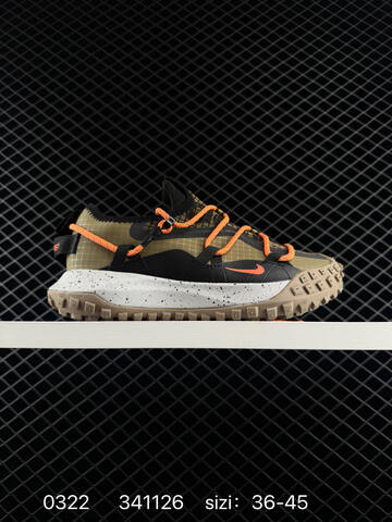 Nike ACG Mountain Fly GTX White Black Orange EU 36-45 Trail - Unisex (BS-72508)