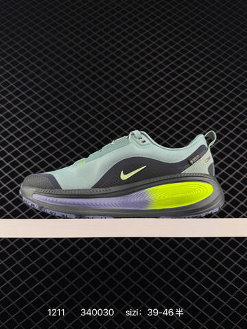 Nike Vomero 18 GTX Light Green Black Volt Purple EU 39-46 5 Running - Unisex (BS-73771)