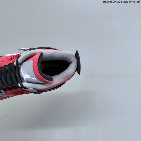 Jordan Air Jordan 4 Retro Toro Bravo Red Black White Grey EU 36-48 5 Basketball - Unisex (BS-66119)