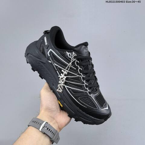 HOKA ONE ONE Mafate Speed 2 Black White EU 36-45 Trail Shoe Trail Running Sneakers - Unisex (BS-69361)