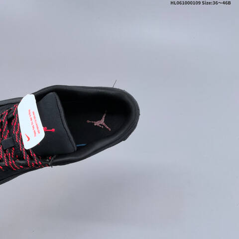 Jordan Flight Court Black Red 36 46B Basketball - Women's (BS-67038)