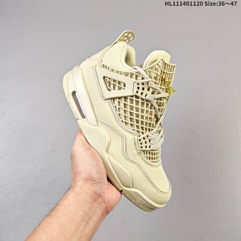 Jordan Air Jordan 4 Retro White Cream EU 36-47 Basketball - Unisex (BS-63372)