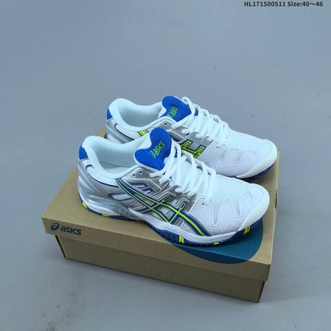 ASICS GEL RESOLUTION 5 Cream Grey Silver Orange EU 40 To 46 Tennis Shoe Casual Sneakers - Men's (BS-68847)