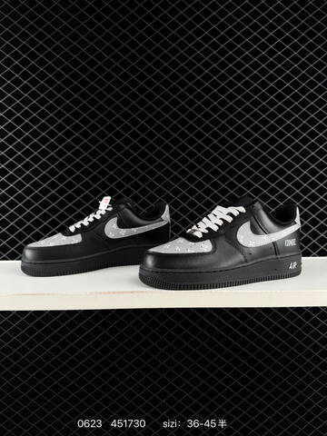 Nike Air Force 1 07 Low Black Grey White EU 36-45 Sneaker - Unisex BS-70636